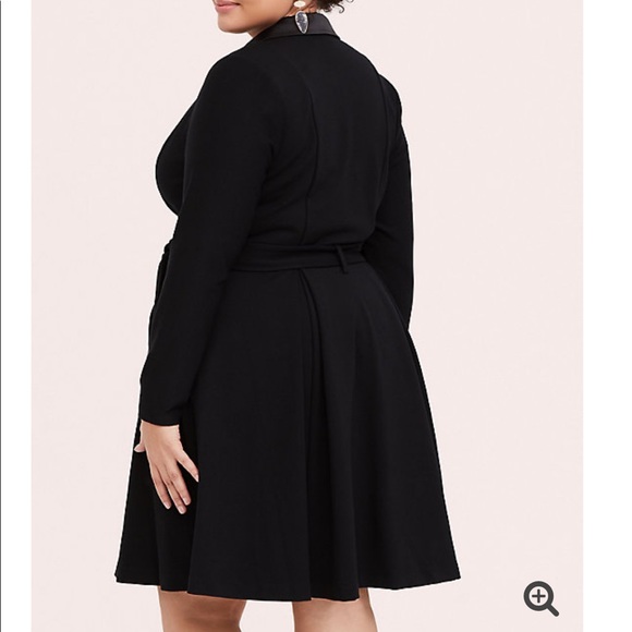 Nwt Torrid Size 8 Tuxedo Skater Dress 